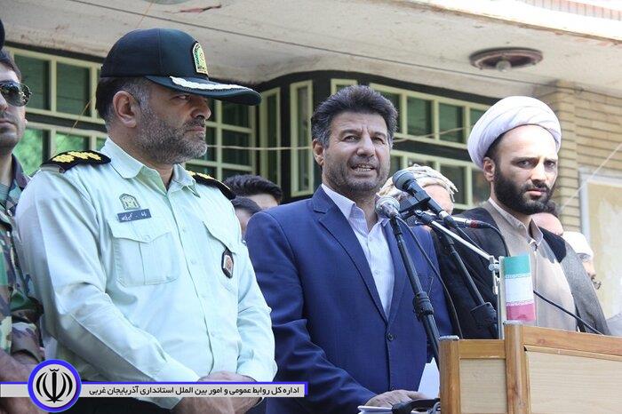 مردم روزه دار مهاباد یکپارچه فریاد «مرگ بر اسراییل» سردادند
