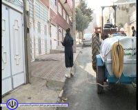 با تلاش نوعدوستان؛ تداوم گندزدایی و ضدعفونی کردن مکان های عمومی در مهاباد