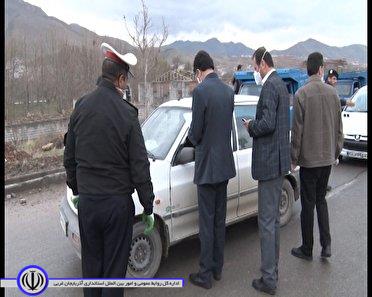 تشدید نظارت و کنترل مبادی شهر مهاباد