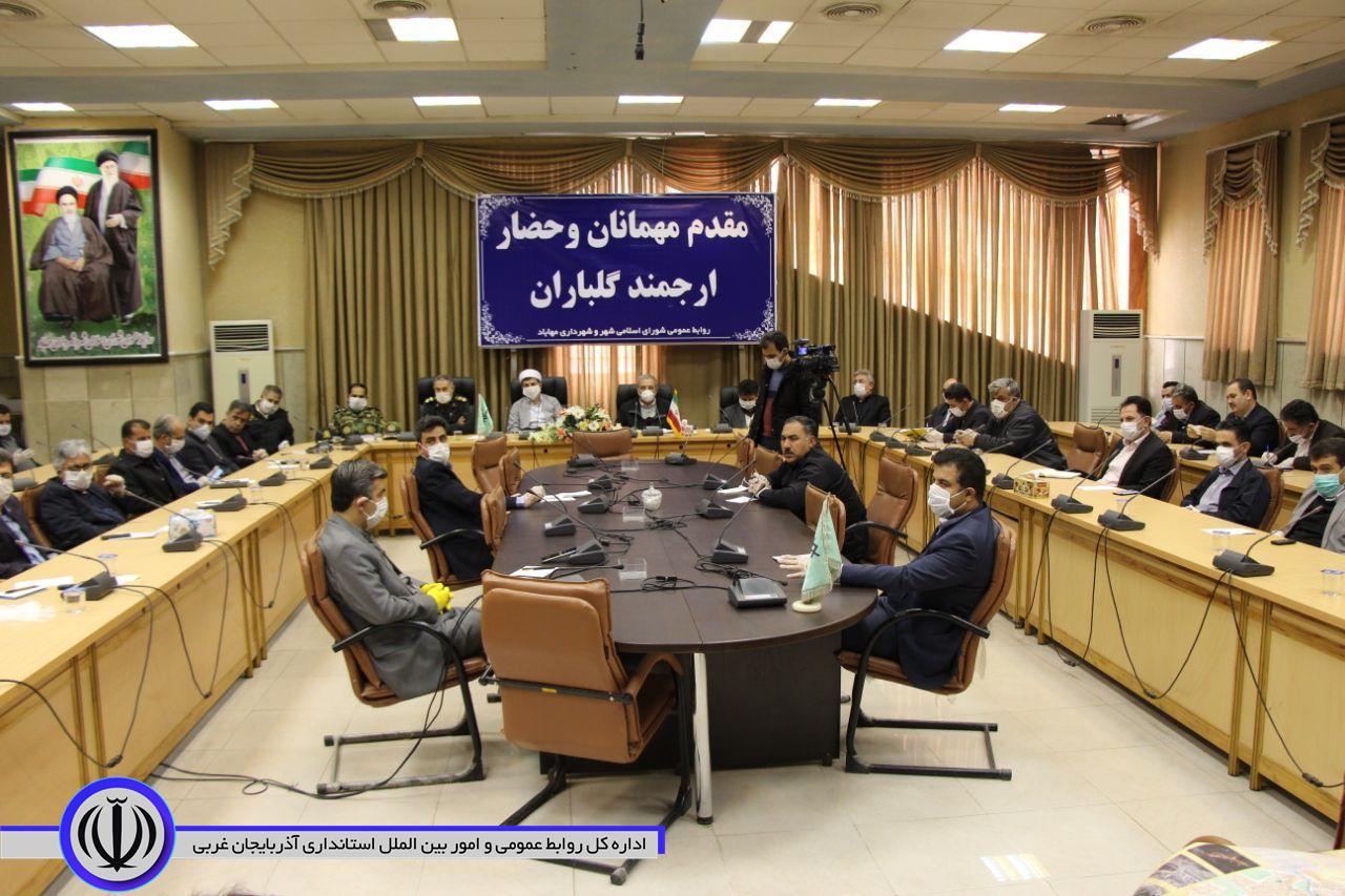 دومین جلسه ستاد مقابله با کرونا در شهرستان مهاباد