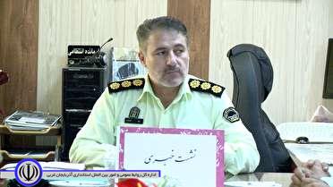 نشست خبری فرمانده انتظامی مهاباد با اصحاب رسانه