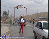 تشدید نظارت برمبادی ورودی شهر مهاباد برای جلوگیری از شیوع ویروس کرونا