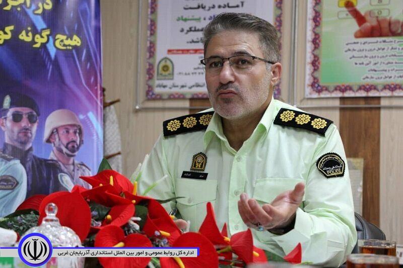 تلفات جادهای در مهاباد ۳۵ درصد کاهش یافت