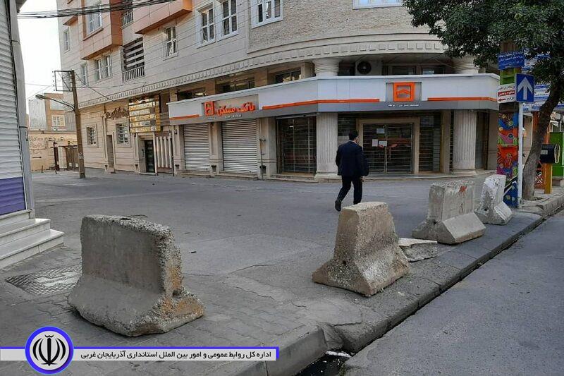 اعمال مجدد محدودیت‌های ترافیکی در 8 مسیر اصلی شهر مهاباد