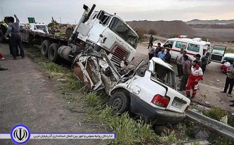 مهاباد صاحب رتبه نخست کاهش تصادفات فوتی در آذربایجانغربی است