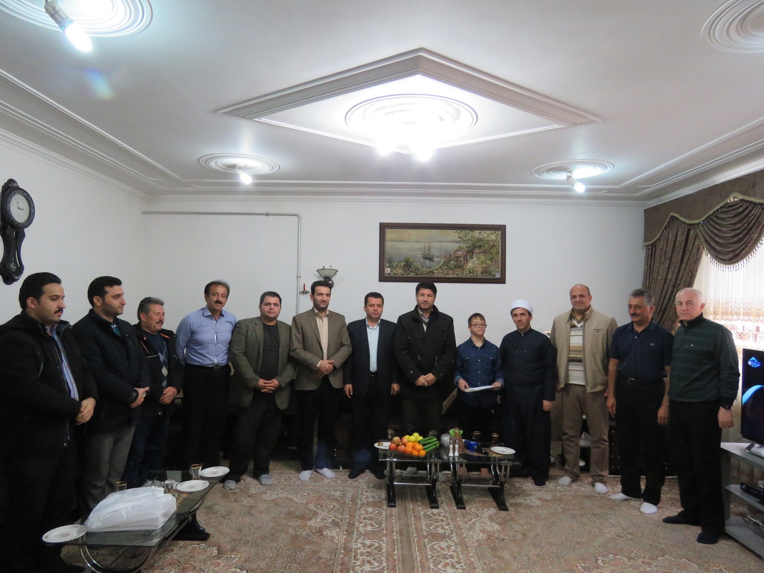 دیدار معاون استاندار و فرماندار ویژه شهرستان مهاباد  با " شاهو محمدی "