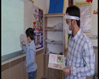 بازگشایی مدارس مهاباد در چارچوب طرح فاصله گذاری اجتماعی