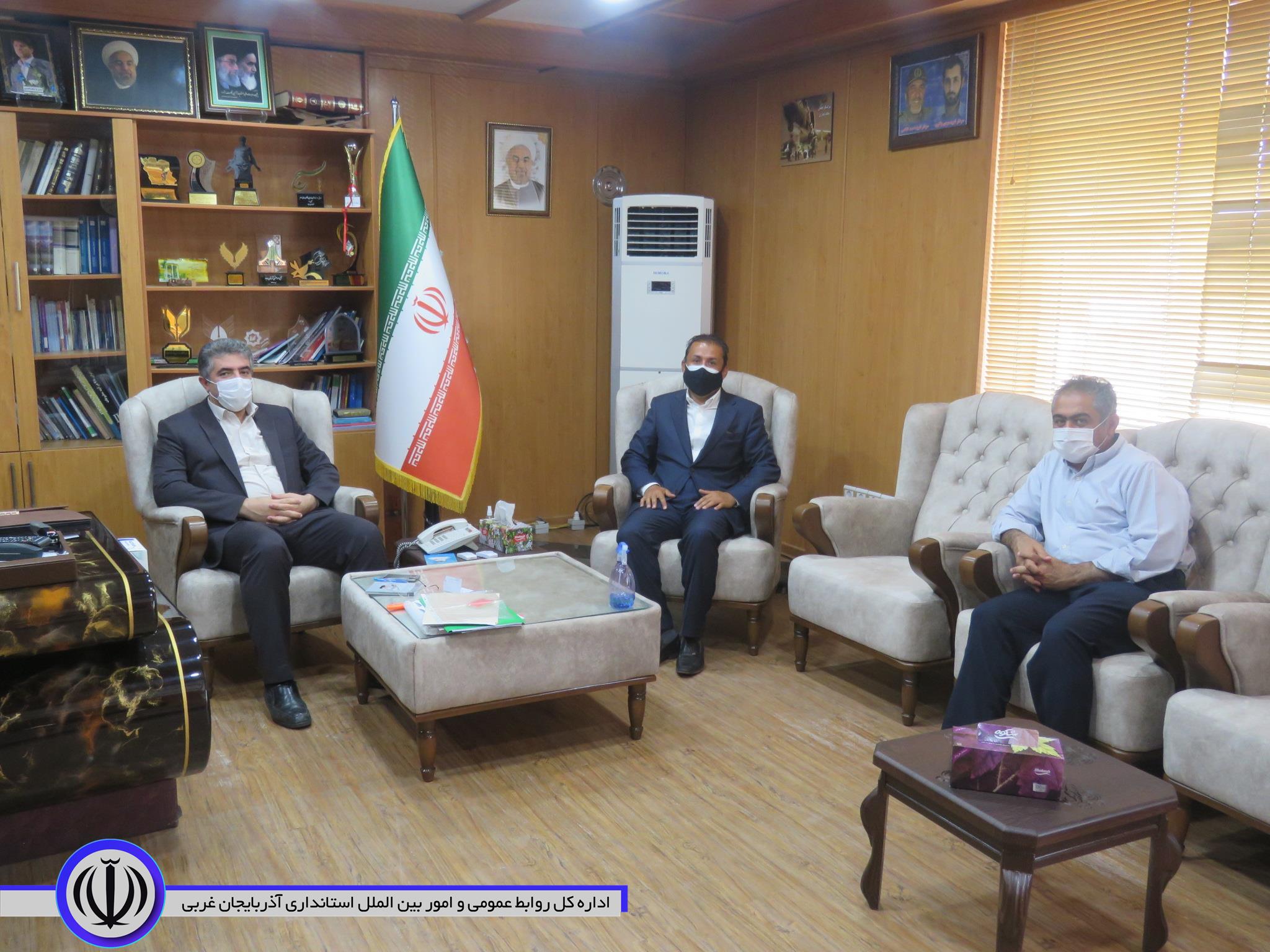 دیدار خیر مهابادی با فرماندار مهاباد