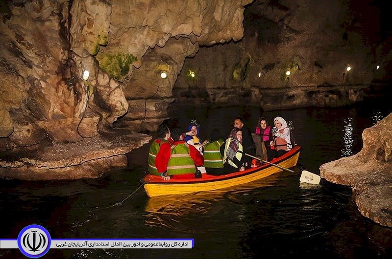 بیش از 78 هزار گردشگر از غار آبی سهولان مهاباد بازدید کردند
