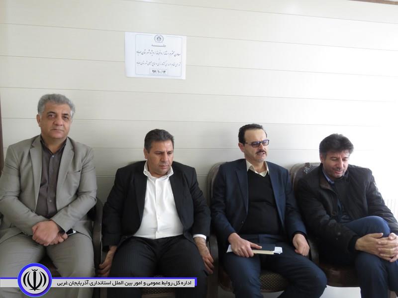 دکتر شجاعی معاون استاندار و فرماندار ویژه شهرستان مهاباد با هیئات مدیره نظام مهندسی کشاورزی دیدار و گفتگو کرد