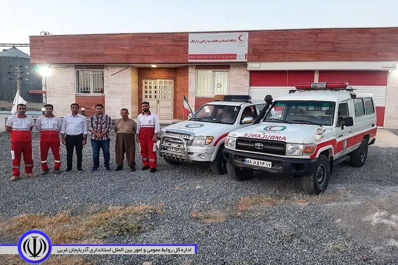 دومین پایگاه امداد و نجات جادهای هلال احمر مهاباد راهاندازی شد