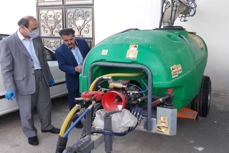 اختصاص دستگاه سمپاش توربولاینر به کشاورزی مهاباد