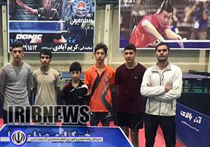 کسب چهار سهمیه کشوری توسط پینگ پنگ بازان مهابادی