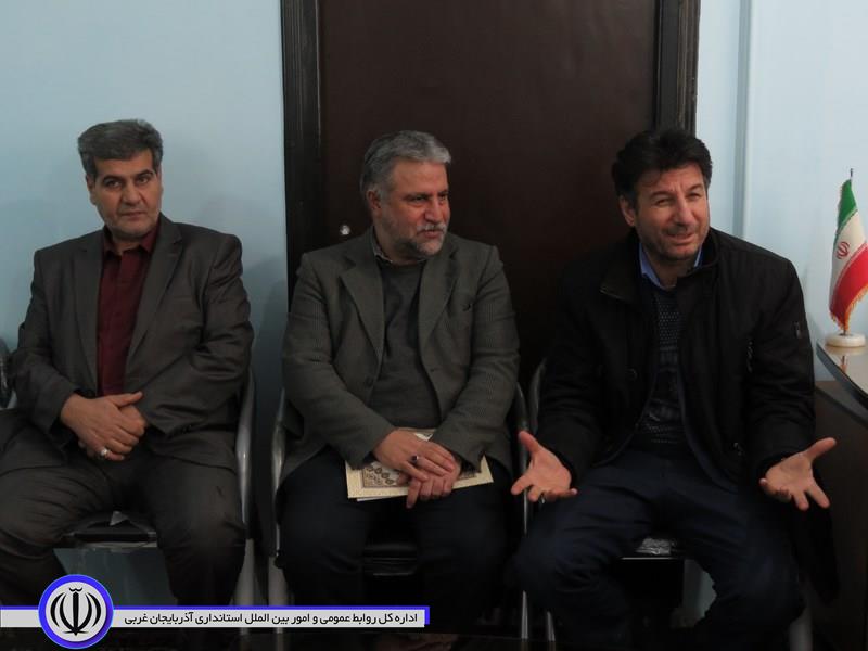حضور مدیر کل بنیاد شهید استان آذربایجان غربی در دفتر امام جمعه شهرستان مهاباد