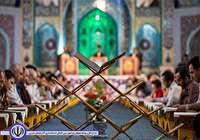 نوای روح بخش وحی الهی درمراسم محفل انس با قرآن درمهاباد