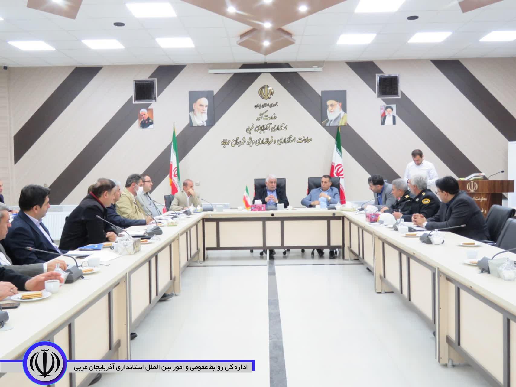 جلسه شورای ترافیک شهرستان مهاباد برگزار شد
