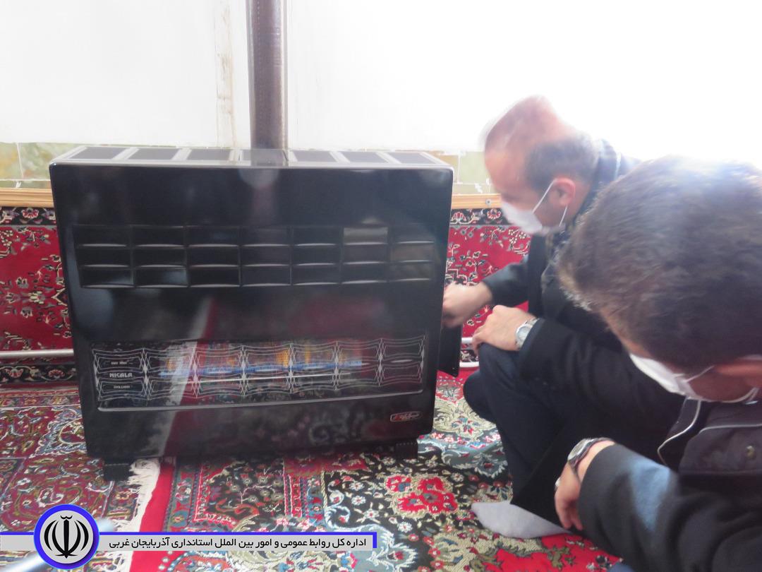 افتتاح پروژه گازرسانی به محور برهان
