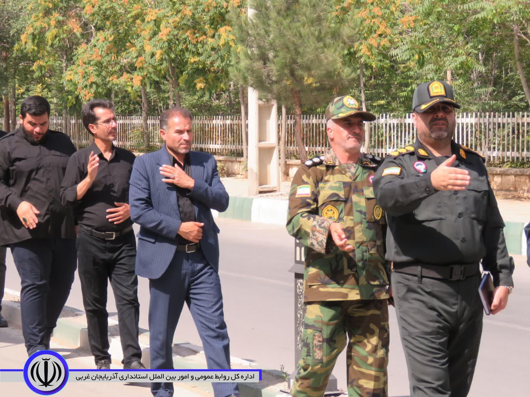 پرچم عزای حسینی در مهاباد برافراشته شد