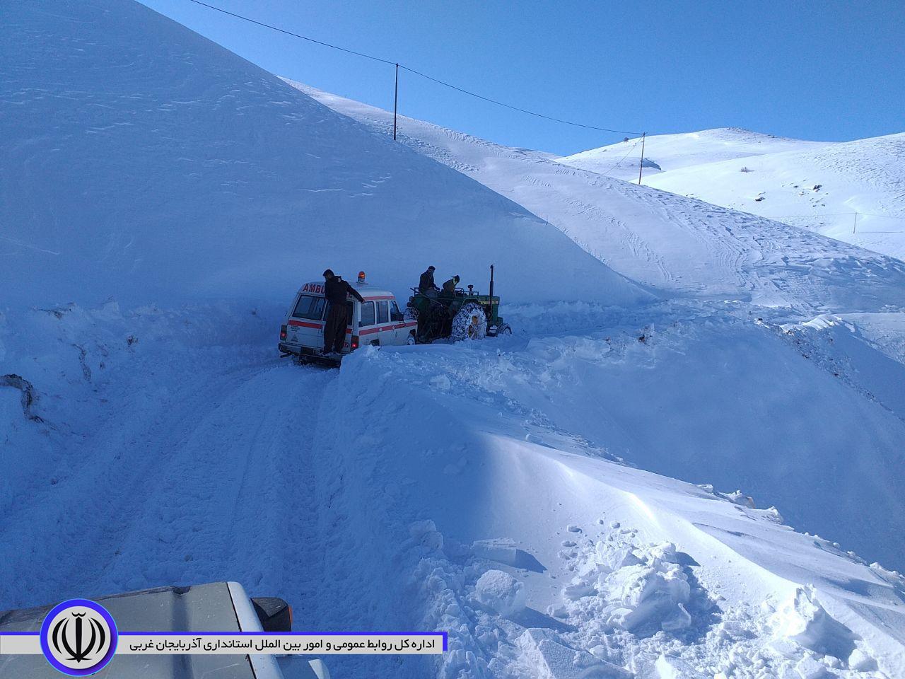 عملیات نجات و امداد مادر باردار در روستای چومل