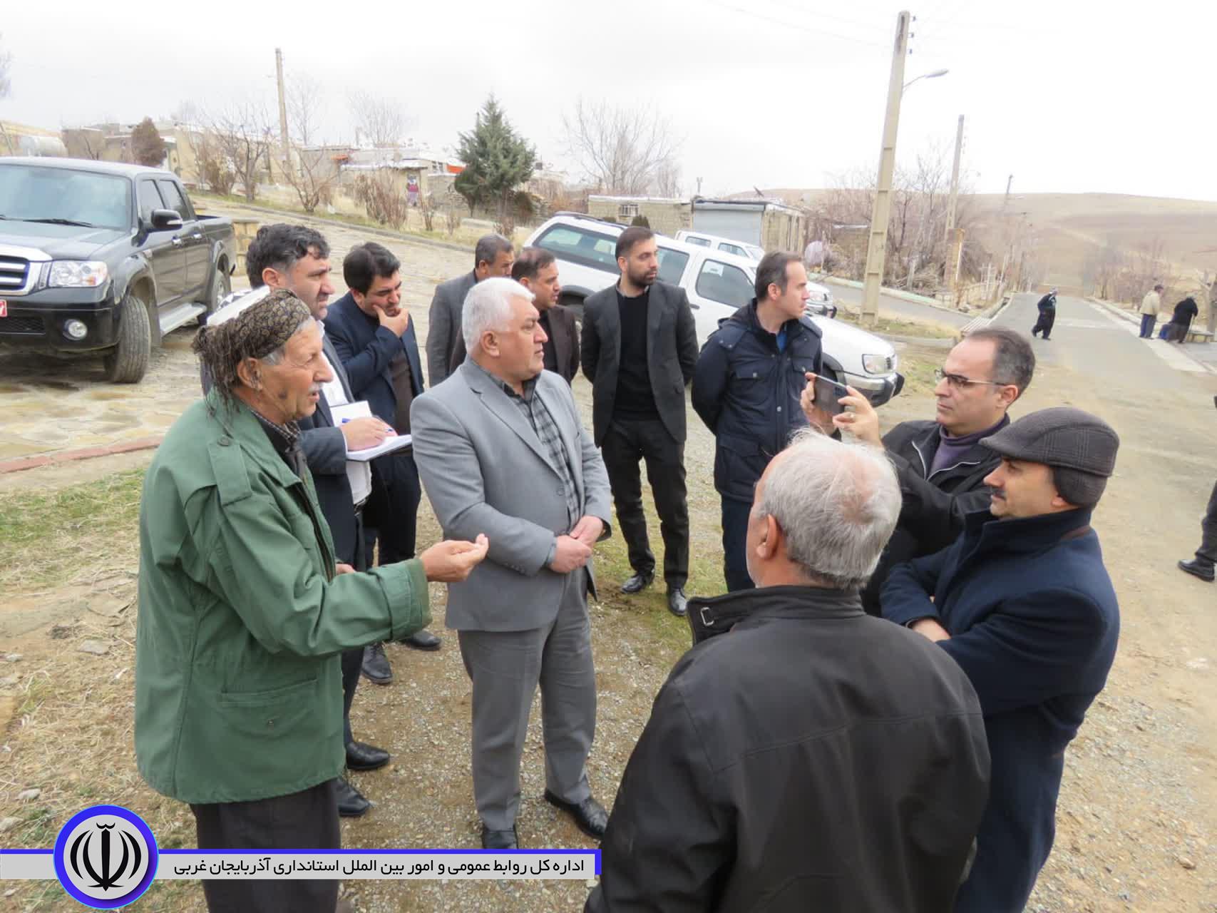 فرماندار مهاباد از چهار روستای بخش مرکزی بازدید کرد