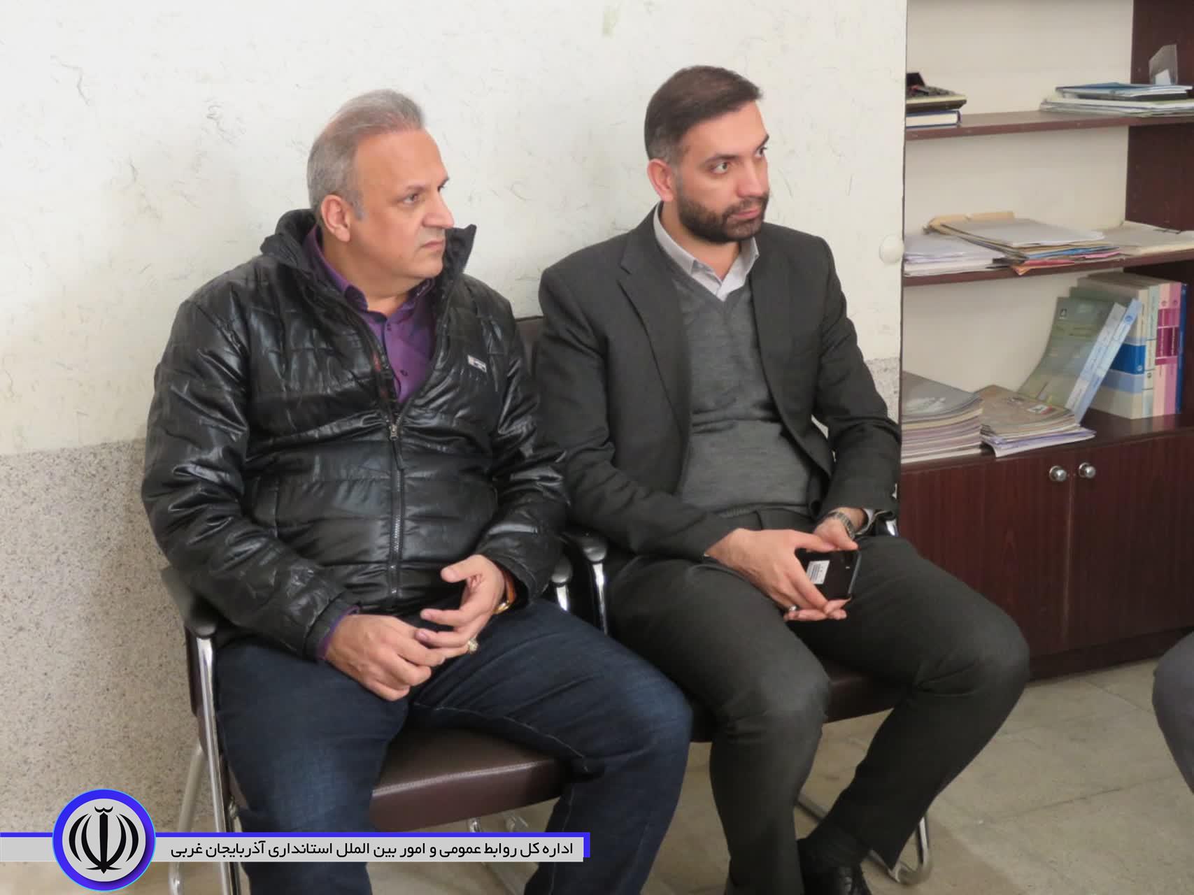 دیدار فرماندار ویژه شهرستان مهاباد با کارکنان ثبت احوال شهرستان مهاباد