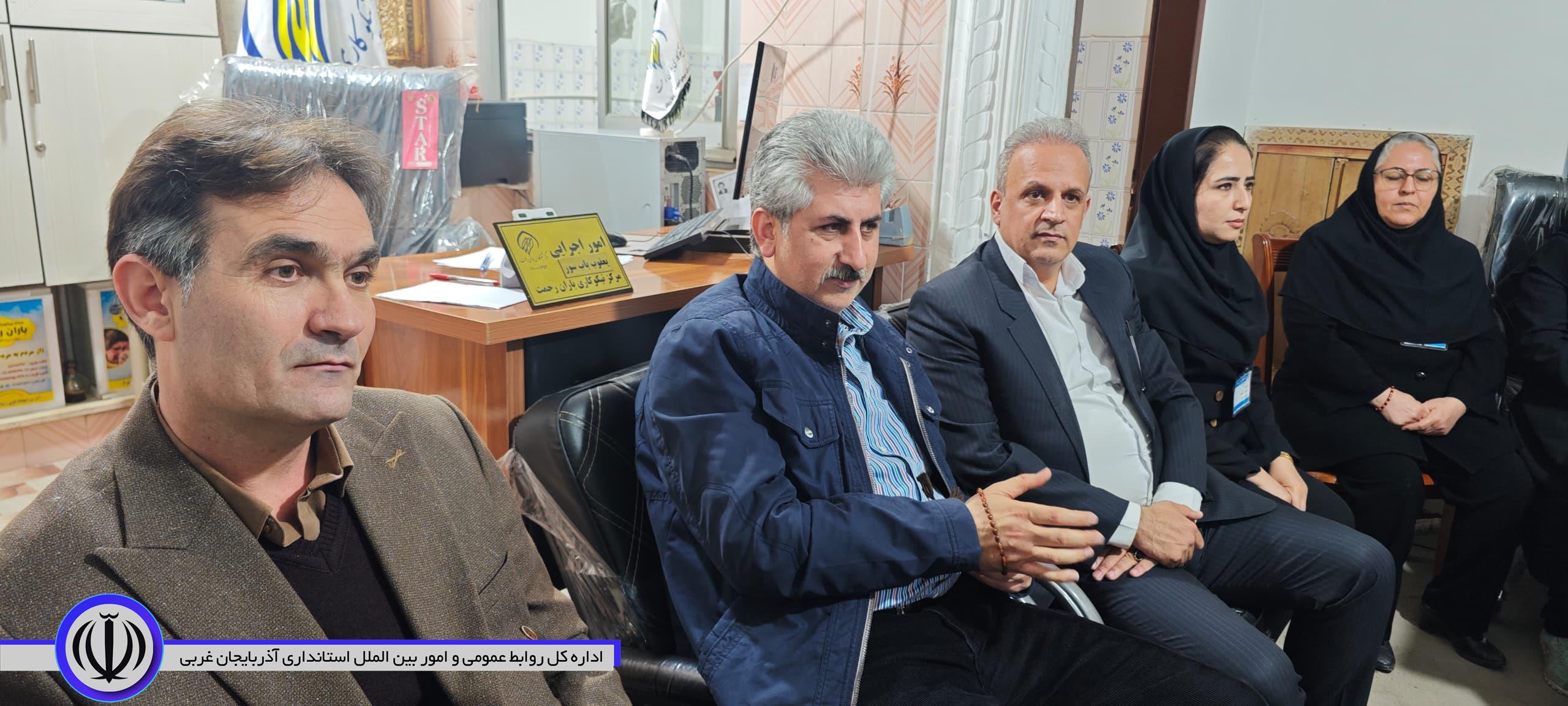 بازدید فرماندار ویژه شهرستان مهاباد از نمایندگی بنیاد کودک و مرکز نیکوکاری باران رحمت