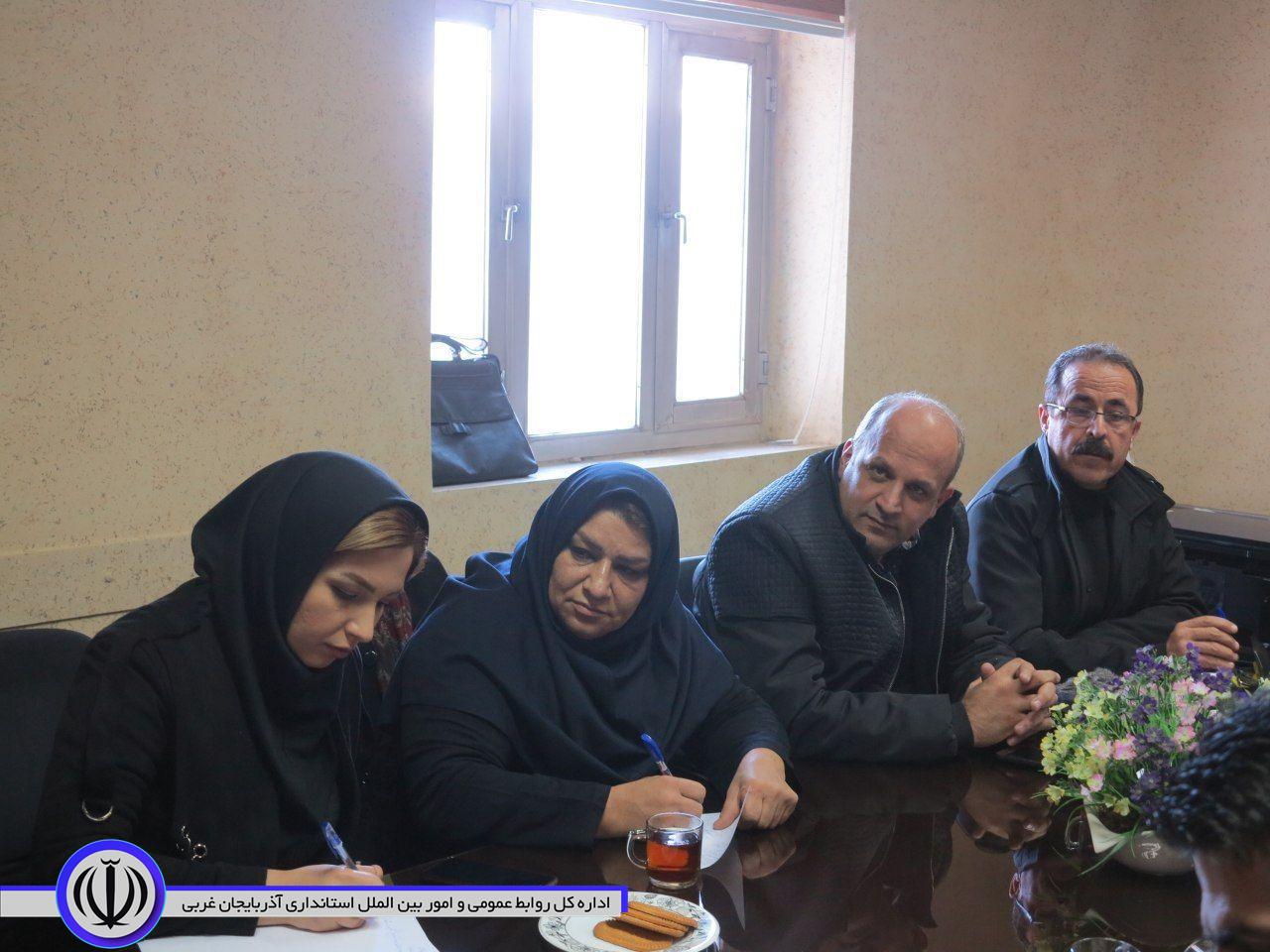 نشست کارگروه آلودگی هوا در مهاباد