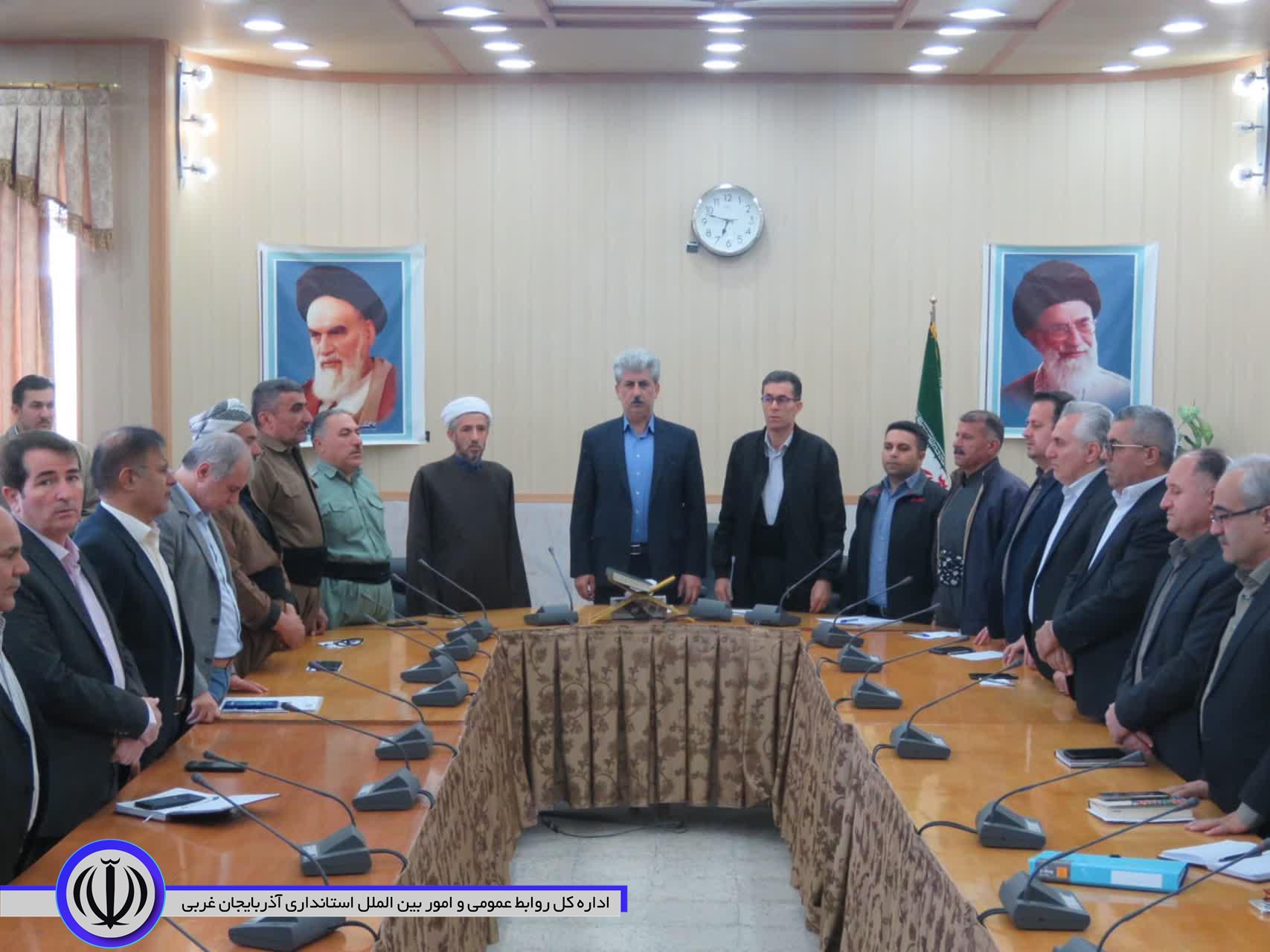بررسی مشکلات بخش خلیفان در اولین نشست شورای اداری شهرستان مهاباد