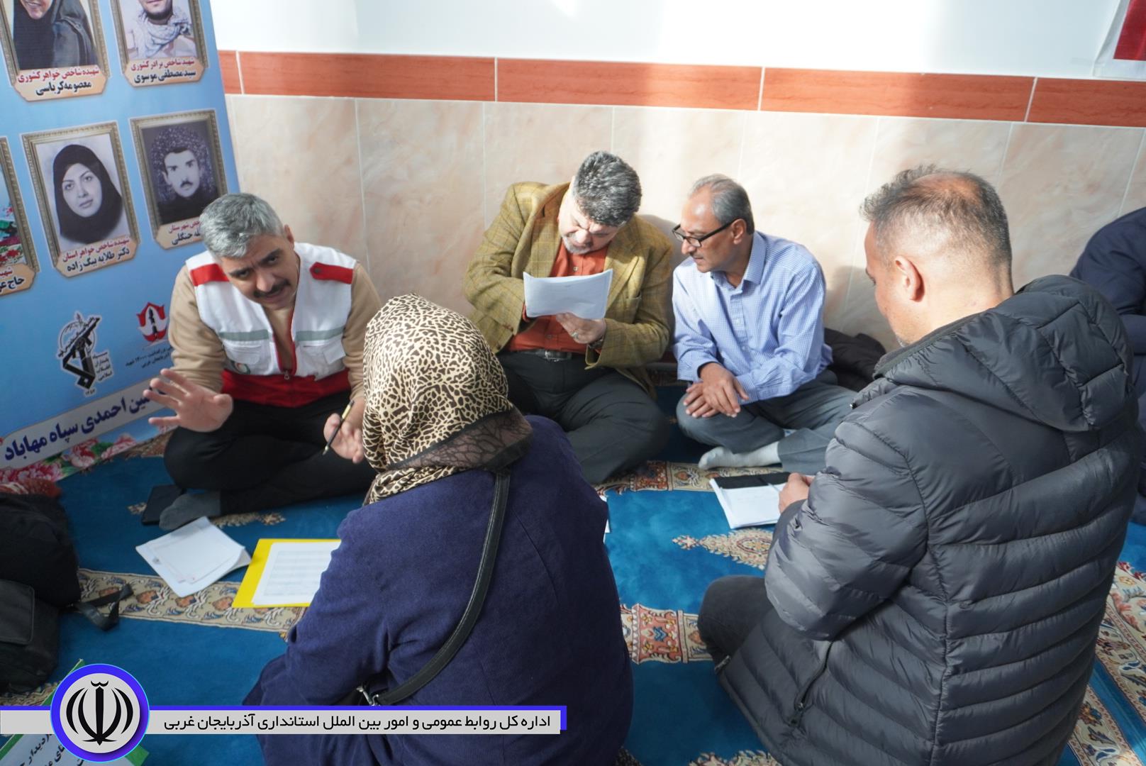 دیدار صمیمی مسئولین شهرستان با جمعی از شهروندان منطقه پشت تپ