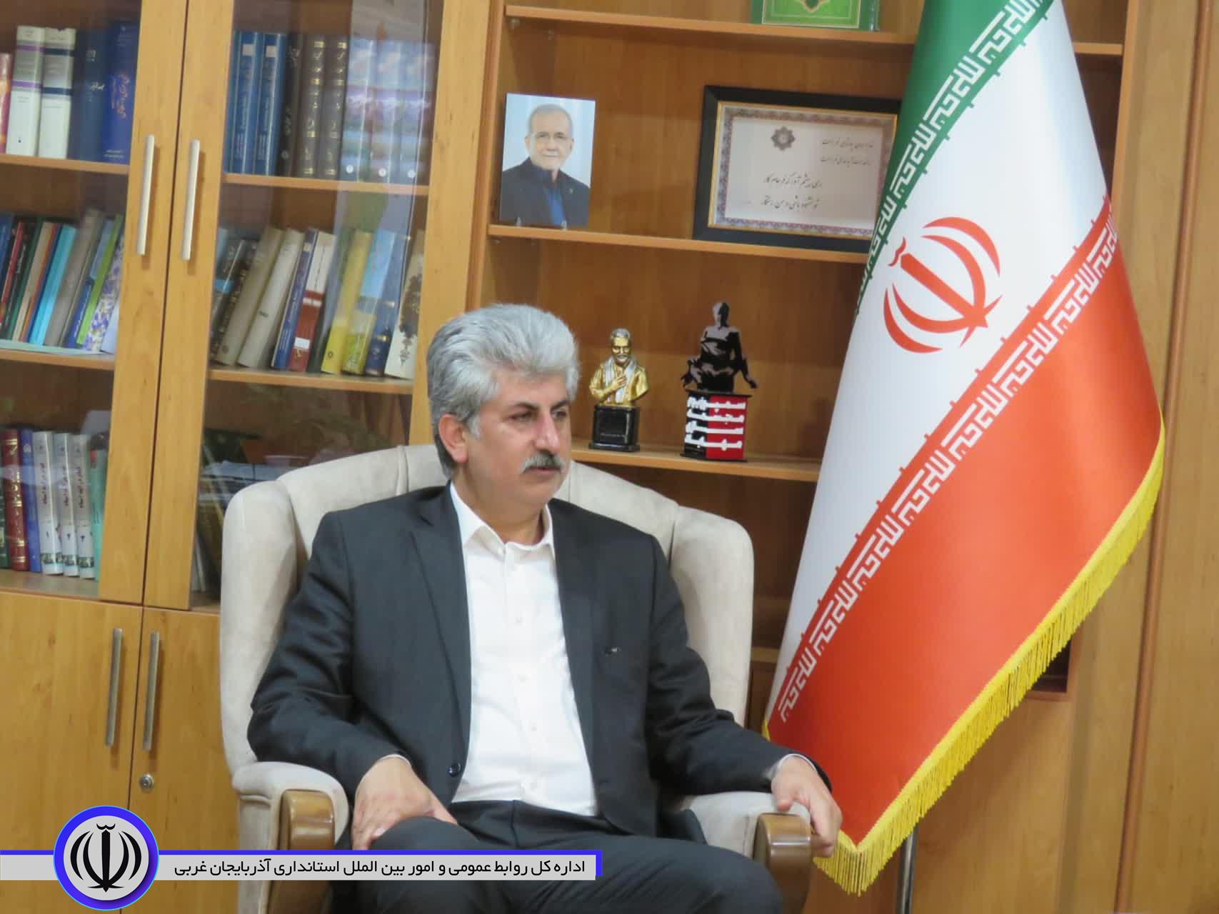 دیدار و گفتگوی مدیر کل بیمه سلامت استان آذربایجان غربی با فرماندار شهرستان مهاباد