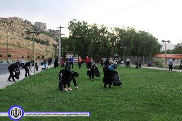 دوستداران محیط زیست به یاری پاکبانان مهابادی شتافتند