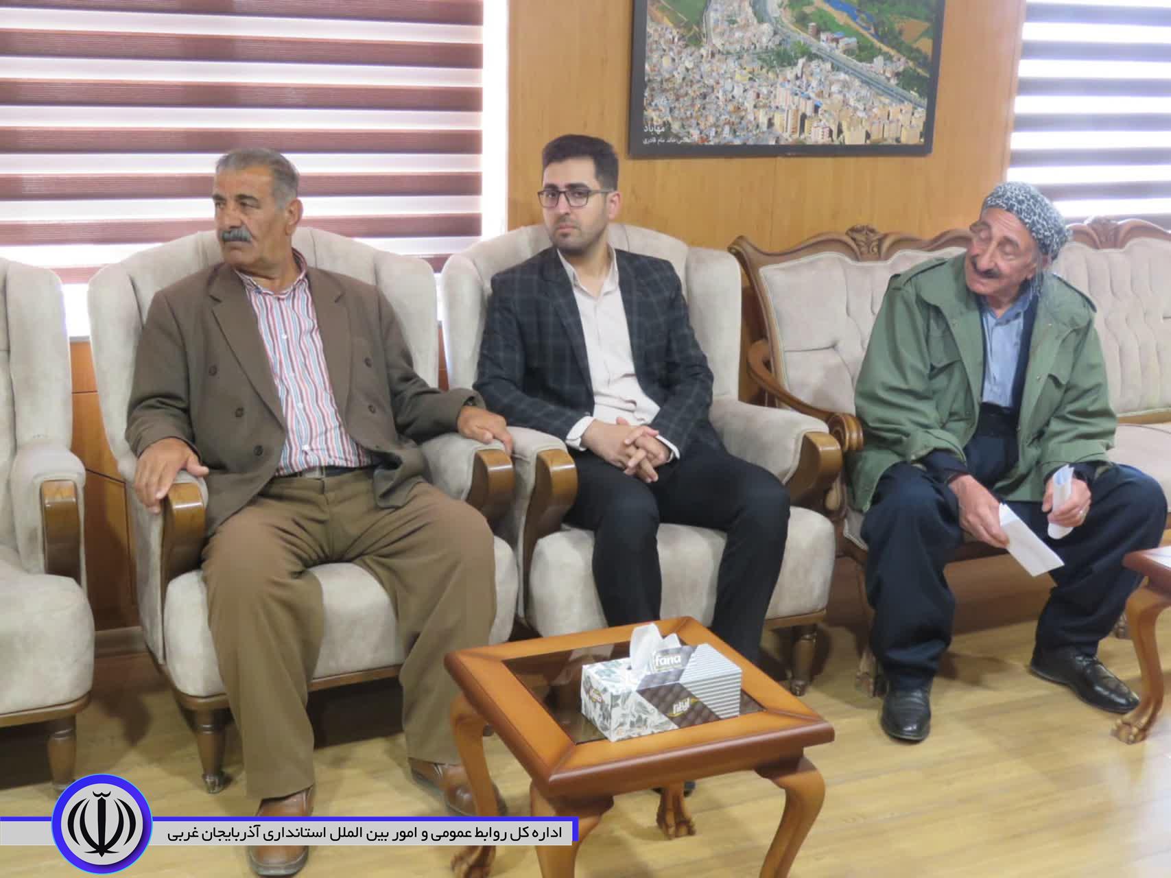 ملاقات مردمی فرماندار مهاباد برگزار شد