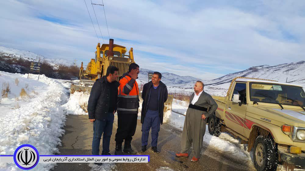 محور مهاباد به بوکان پس از پنج روز بازگشایی شد