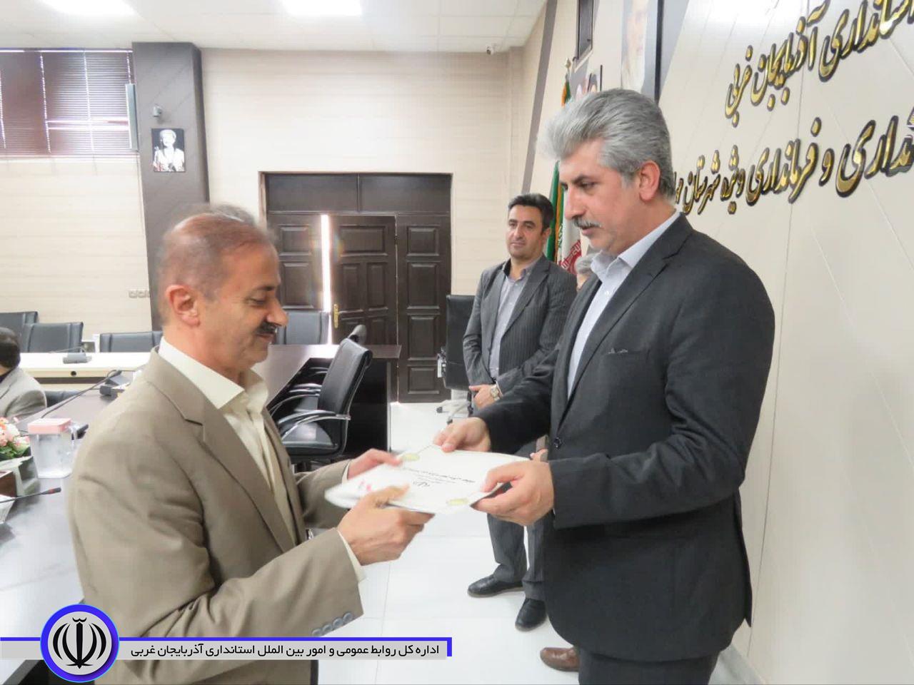 بخشدار جدید بخش مرکزی مهاباد معرفی شد