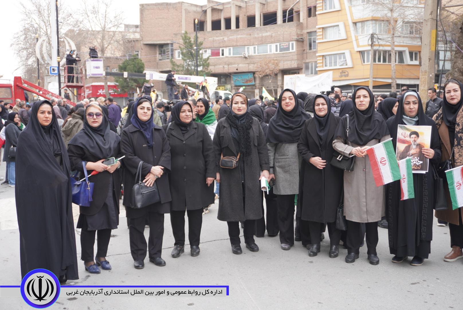 آیین راهپیمایی روز قدس در مهاباد برگزار شد