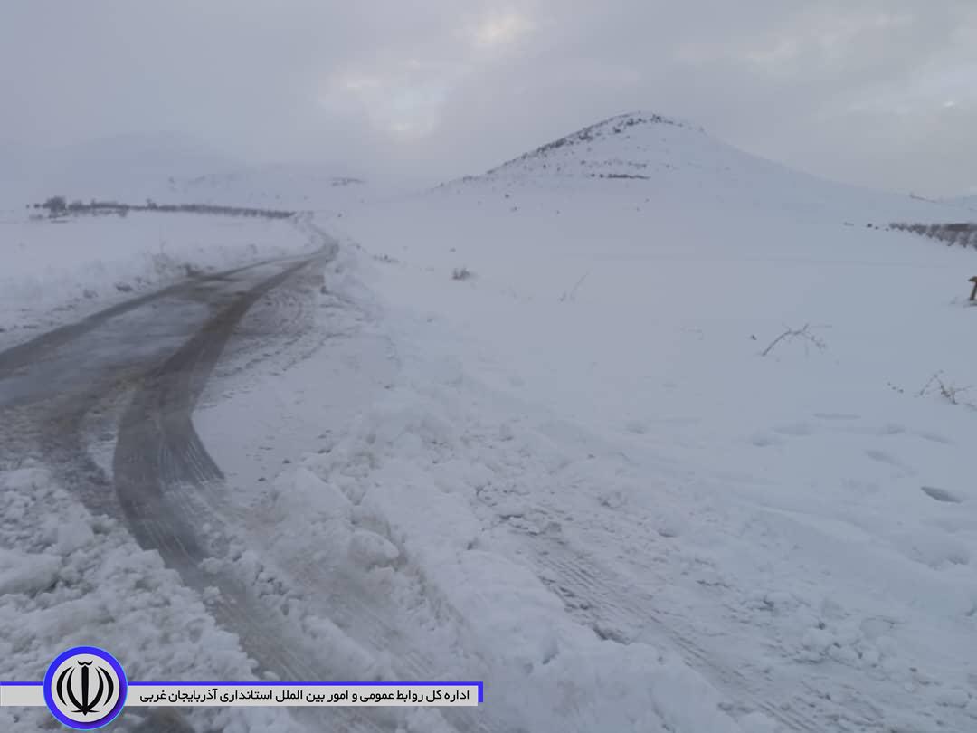 هشدار بخشدار مرکزی مهاباد درباره کولاک شدید در جاده برهان