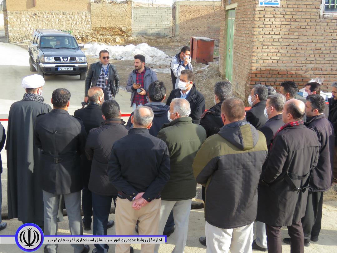 افتتاح پروژه تعریض و نوسازی پل و آسفالت معابر روستای اگریقاش