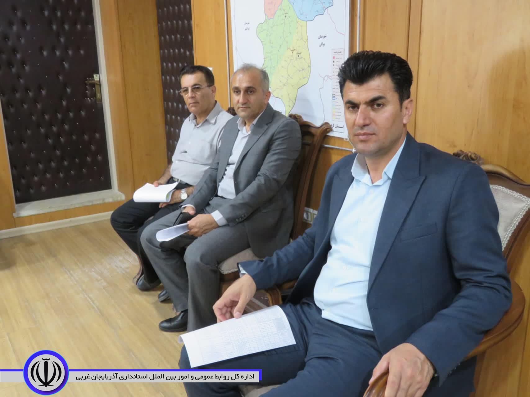 دیدار مشاور دستیار رئیس‌جمهور با فرماندار شهرستان مهاباد