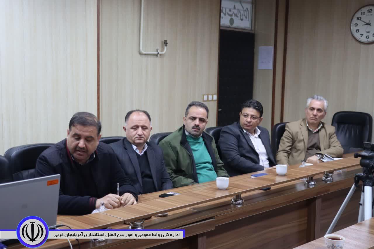 نشست اعضای ستاد مدیریت بحران مهاباد