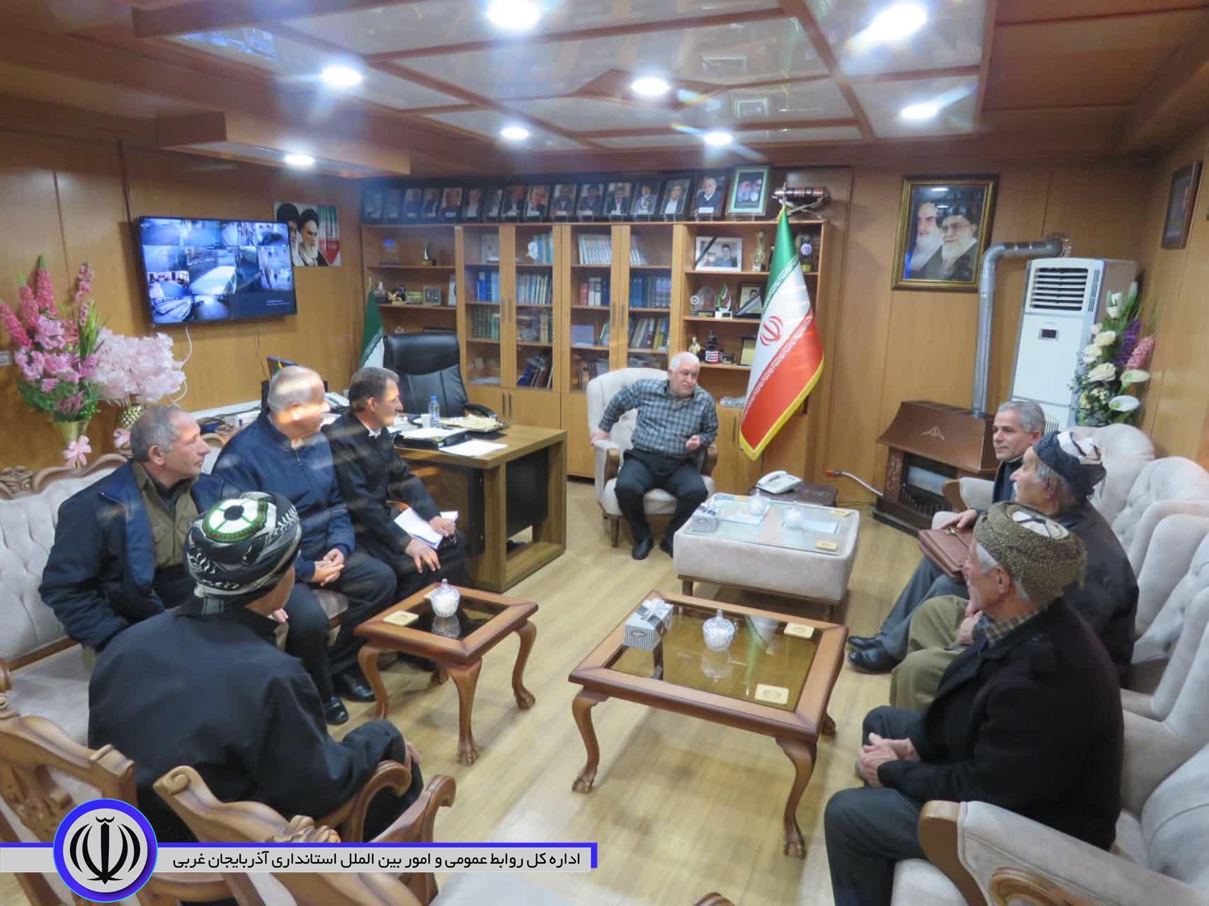 ملاقات عمومی فرماندار مهاباد با شهروندان برگزار شد