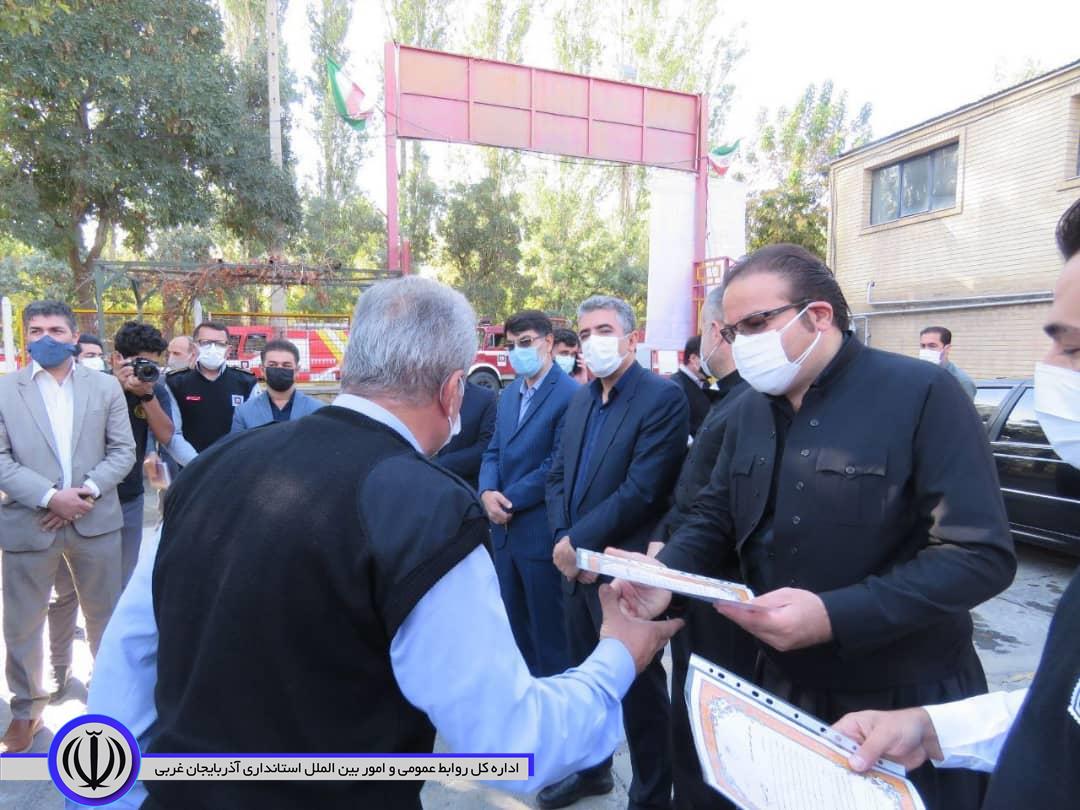برگزاری مراسم بزرگداشت ٧ مهر روز آتش نشانی و ایمنی