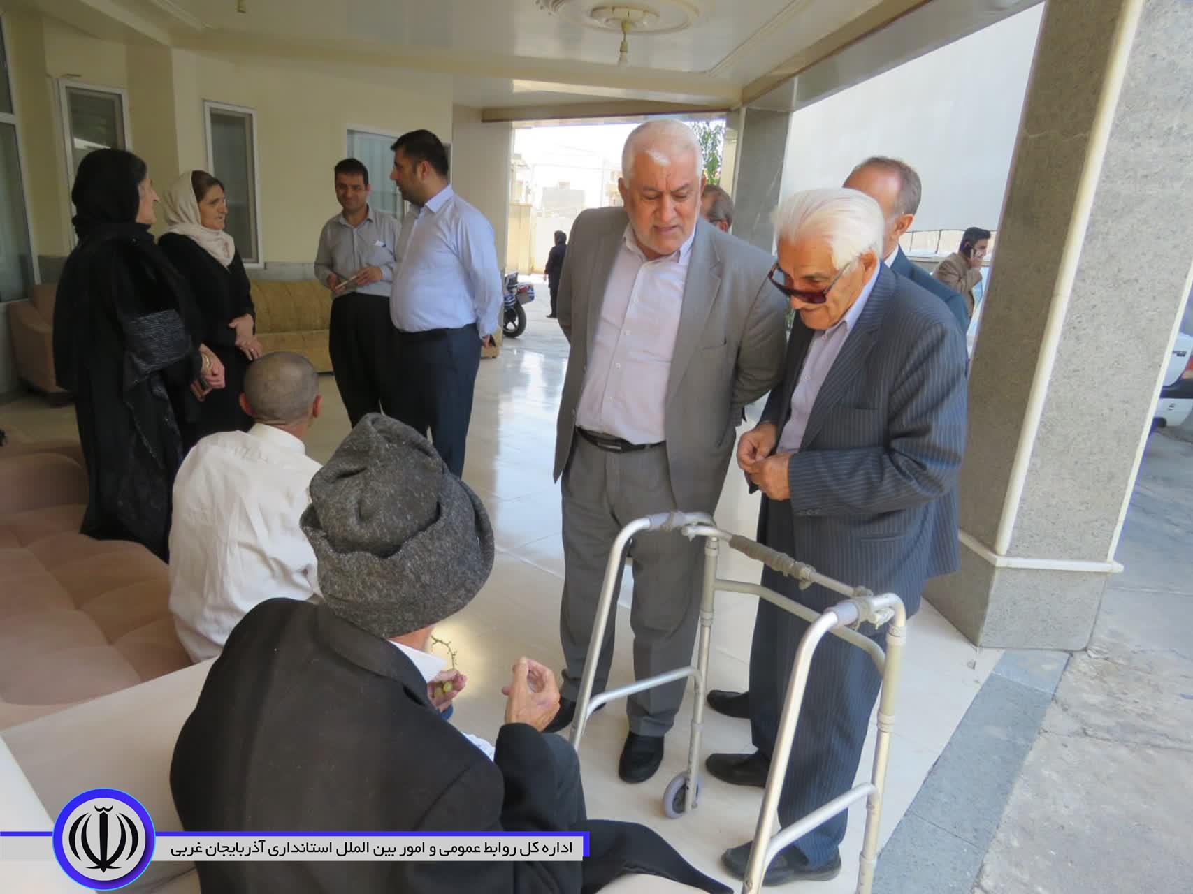 بازدید فرماندار مهاباد از مرکز نگهداری سالمندان امین الاسلام