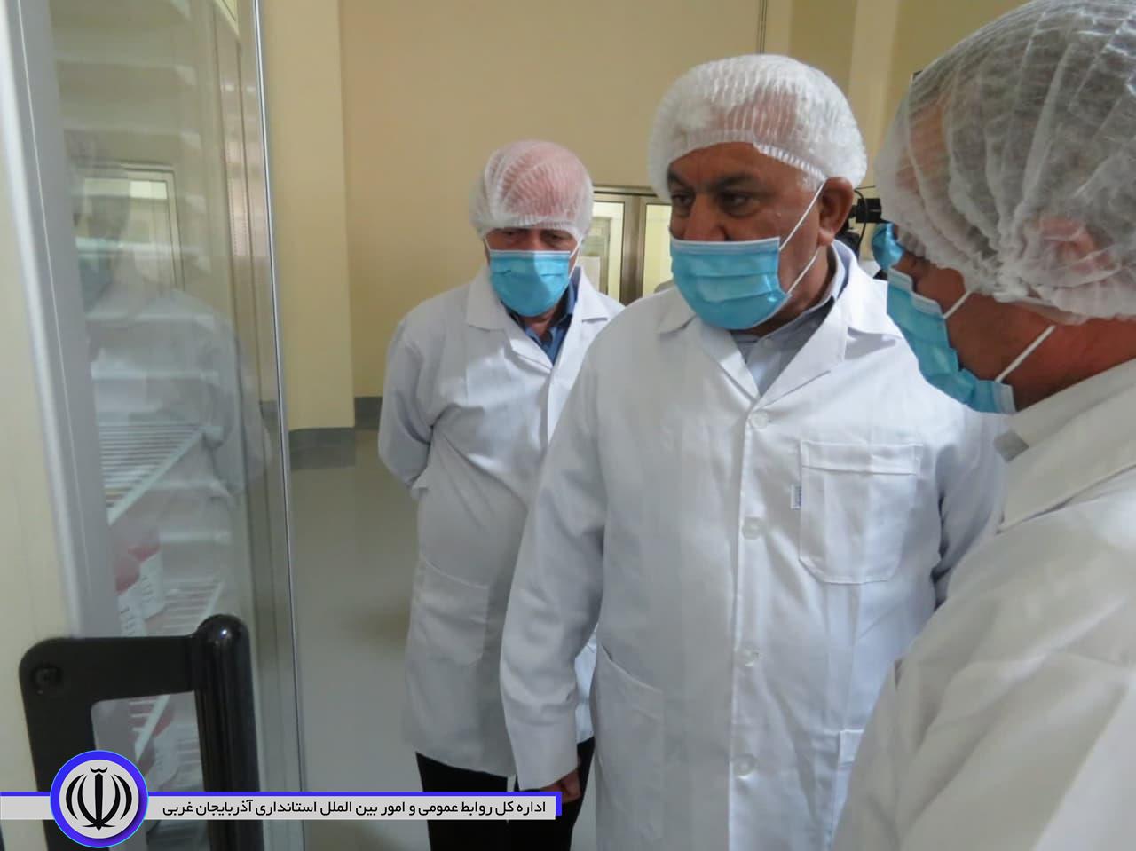فرماندار ویژه مهاباد از کارخانه فرآورده های زیستی روناک بازدید کرد