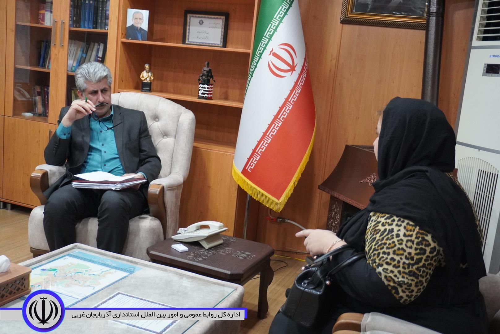 تصاویری از جلسه ملاقات عمومی فرماندار مهاباد در چهارشنبه های مردمی