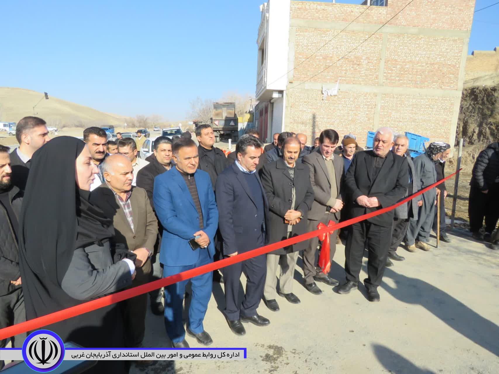 بهسازی و آسفالت معابر روستای برهان افتتاح شد