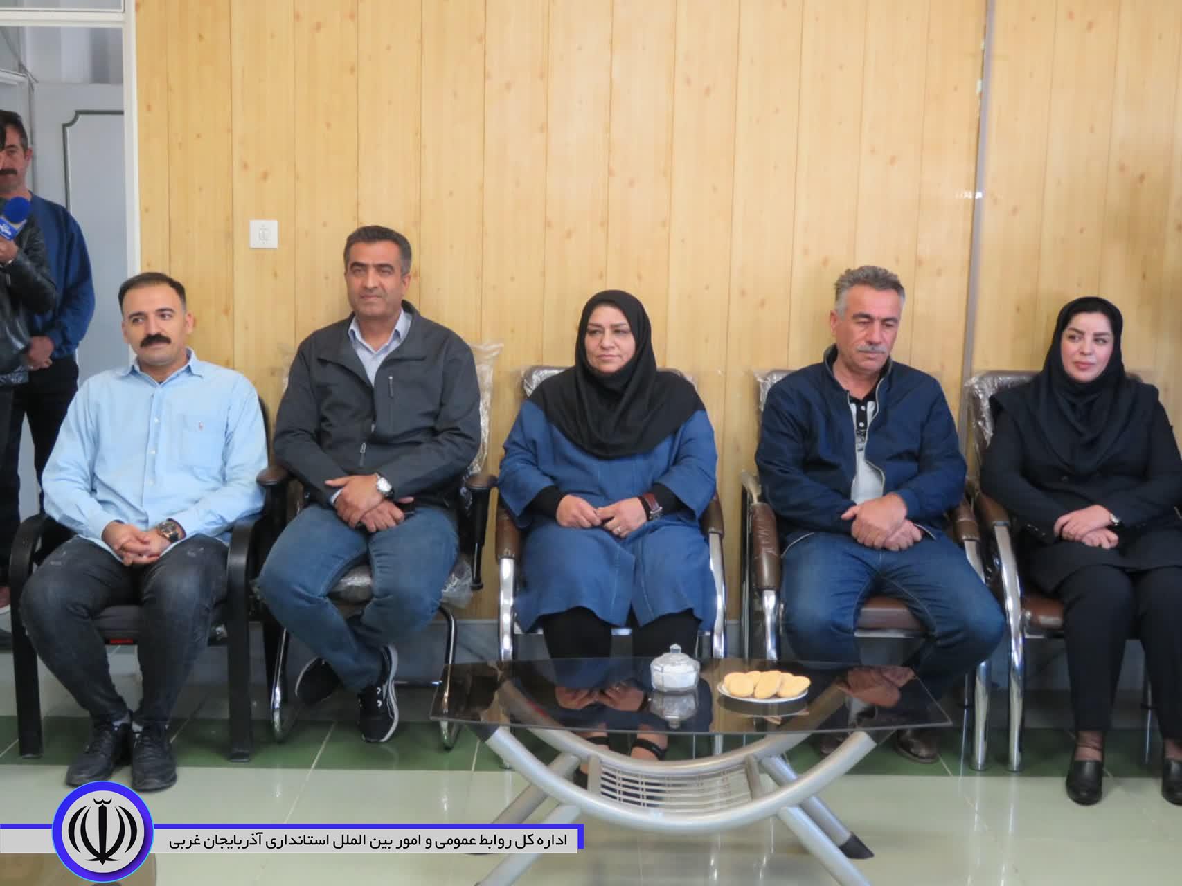 بازدید فرماندار ویژه مهاباد از اداره و اماکن ورزشی اداره ورزش و جوانان