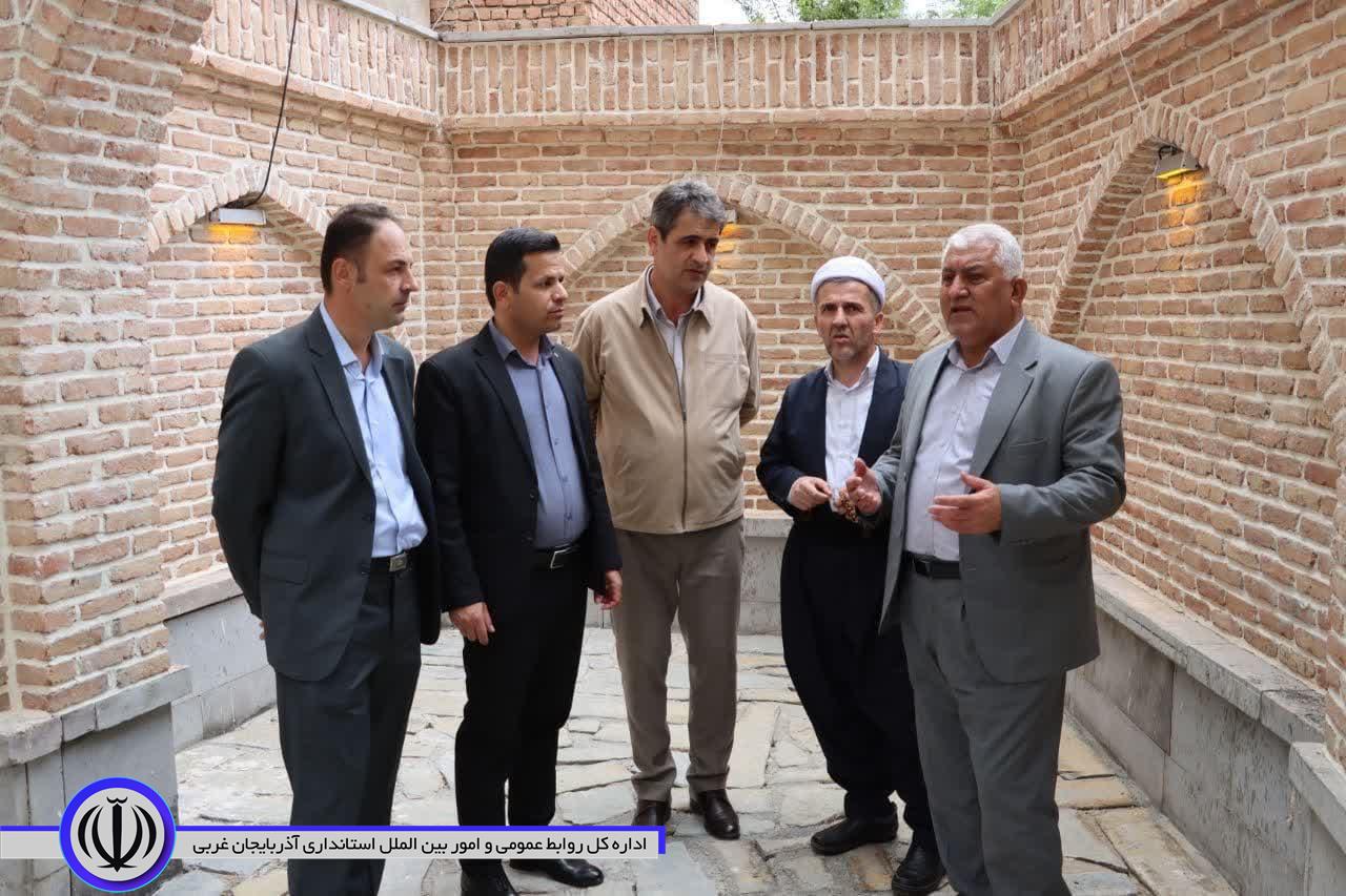 طرح بازسازی حوضخانه رستم بیگ مهاباد افتتاح شد