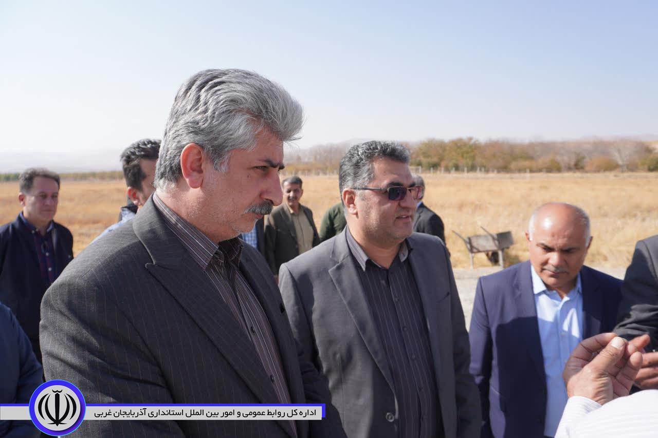 بازدید مدیر شرکت شهرکهای کشاورزی وزارت جهاد کشاورزی از مجتمع گلخانه ای مهاباد