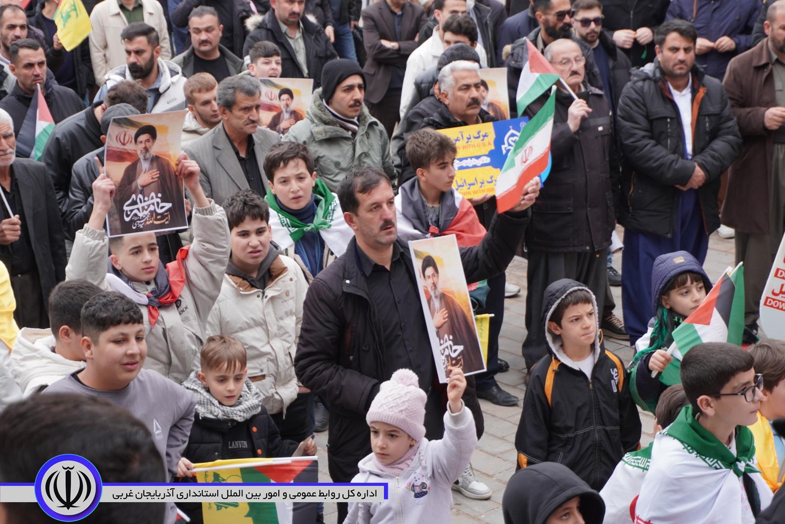 آیین راهپیمایی روز قدس در مهاباد برگزار شد