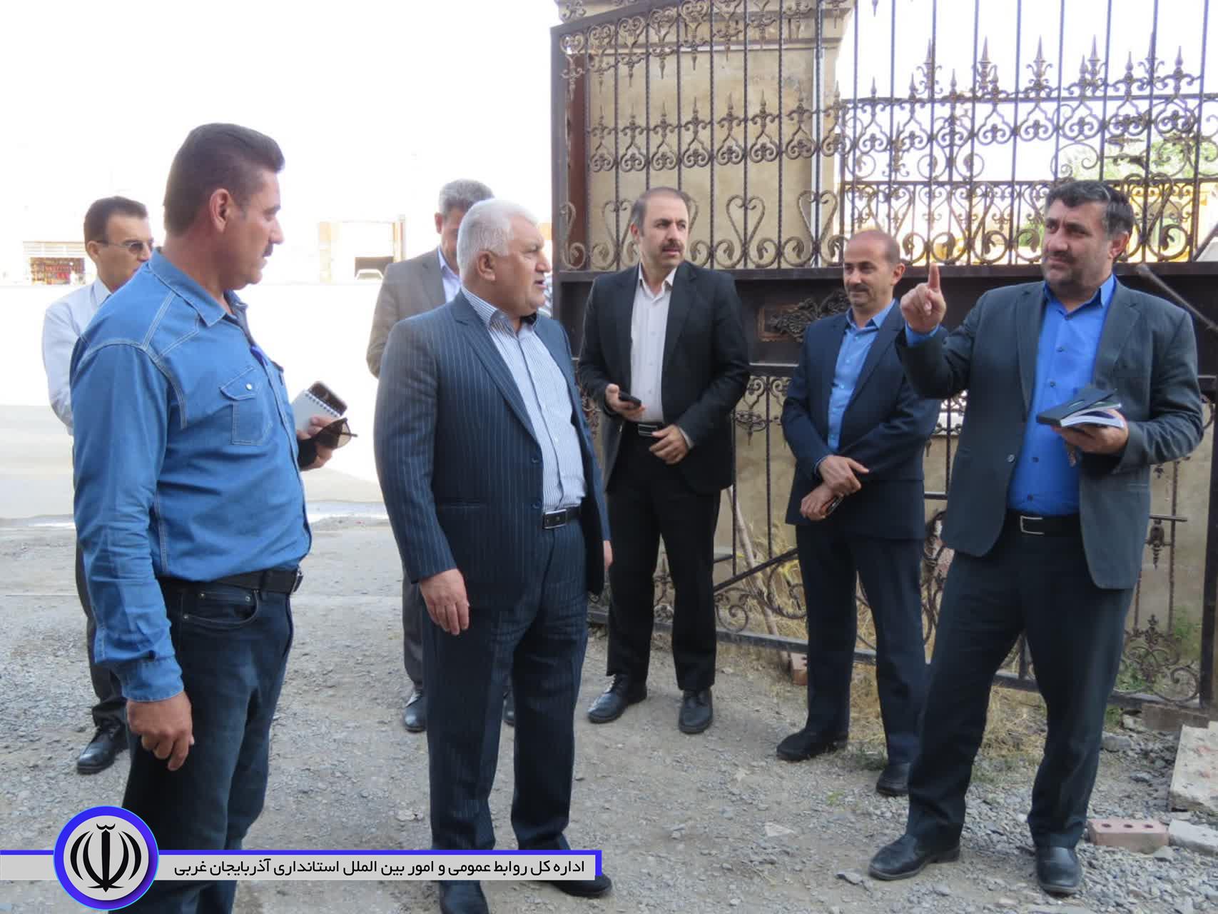 فرماندار ویژه مهاباد از شهر گوگتپه بازدید کرد